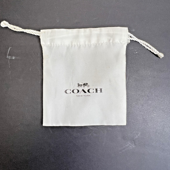 Coach dust bag 4"x5" - Picture 1 of 6